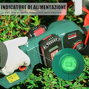 Tagliasiepi a Batteria Brushless