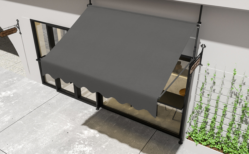 Tenda da sole con morsetto