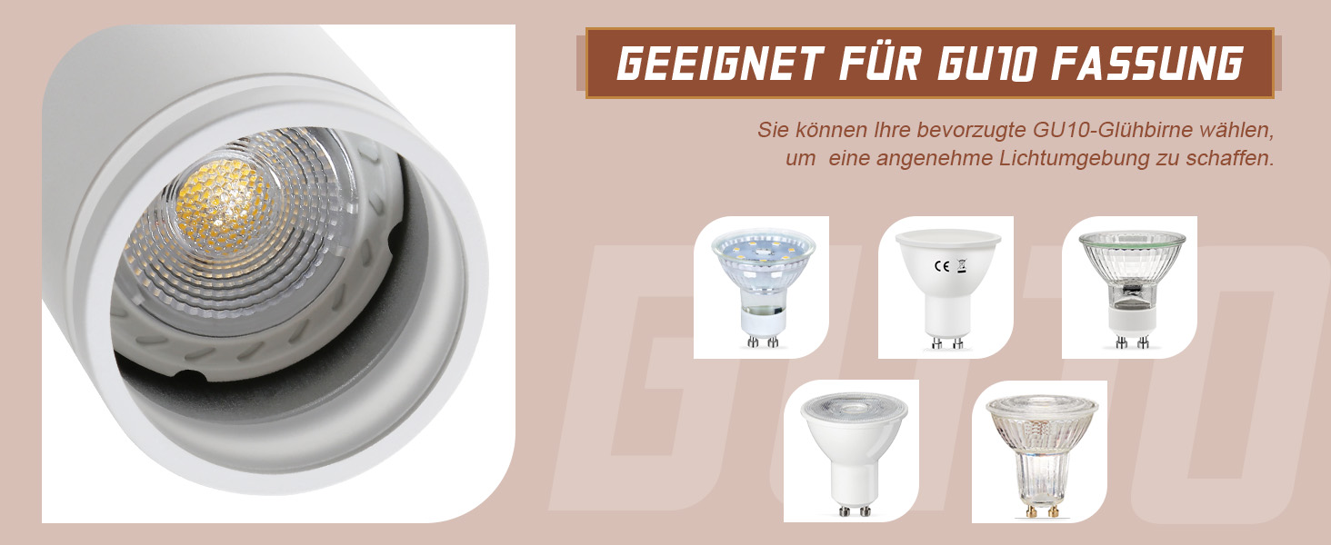 GU10 DECKENSPOTS