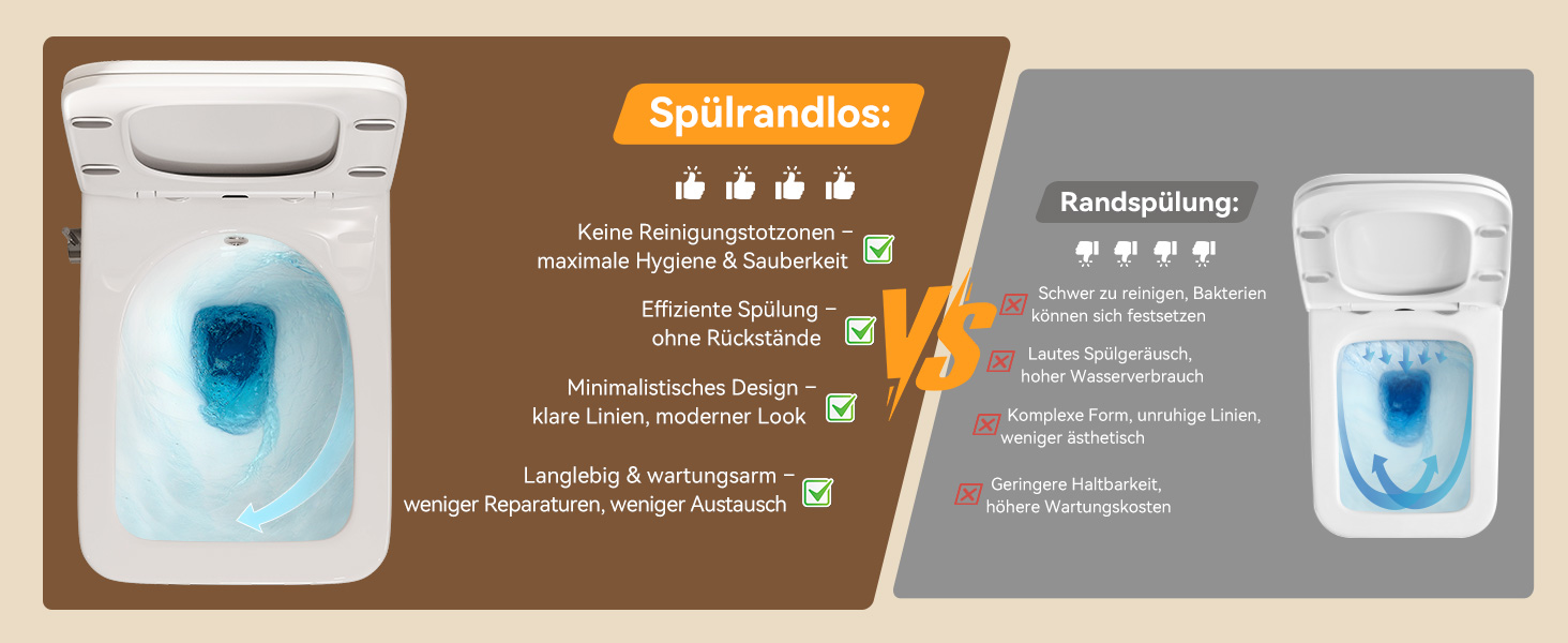 Produktdemonstration im Stil einer Infografik, die den luftdichten Verschlussmechanismus von Lagerbehältern mit braunem Hintergrund und Bewertungsindikatoren zeigt.