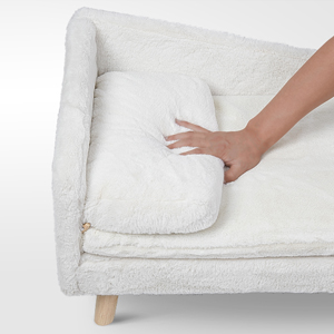 sofa lit surélevé panier chat moelleux anti stress lavable chats doux confortable impermeable