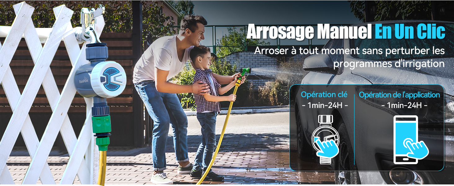 Programmateur Arrosage Automatique,Minuteur Arrosage Pour Jardin
