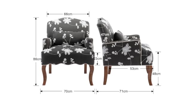 chaise tissu et bois