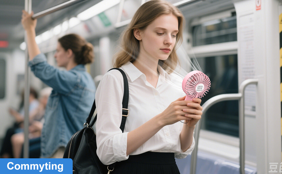 Mini ventilador portátil con función de humidificación