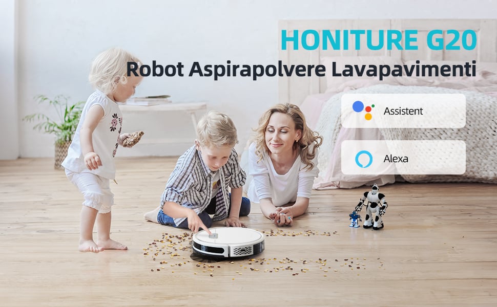 Robot aspirapolvere per la pulizia della casa