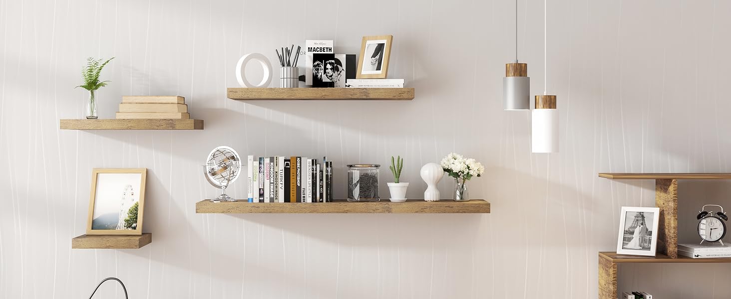 a wooden shelf with books and a laptop on it.