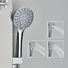 Handbrause mit 3 Funktionen