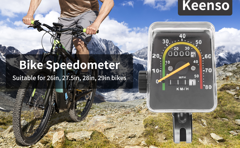 Compteur Mécanique, Compteur de Vitesse de Vélo Ordinateur de Vélo Table de Code de Vélo