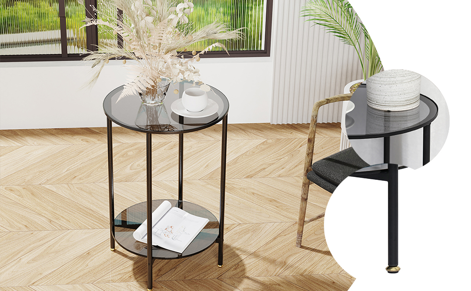 mesa cafe vidrio