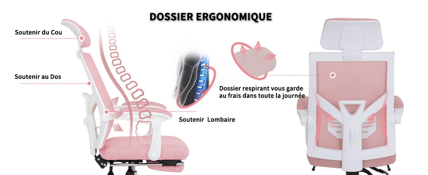Chaise Bureau Ergonomique 3