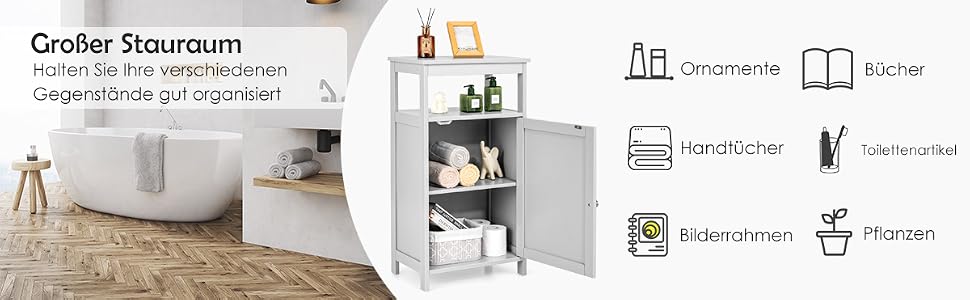 bodenschrank, badezimmerschrank, lagerschrank, lager bodenschrank, hölzernes lagerungsregal