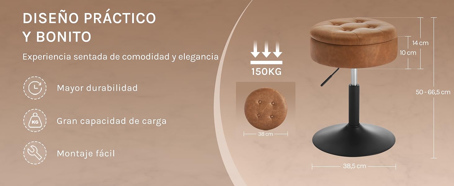 Taburete de Maquillaje