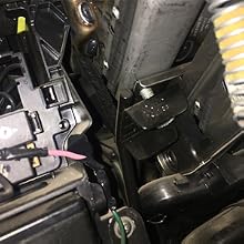the wiring is connected to the car.