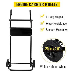 VEVOR Chariot Pour Moteur Hors-Bord Chariot De Transport Moteur De Bateau 59 Kg 18 CHARIOTS DE TRANSPORT MOTEUR