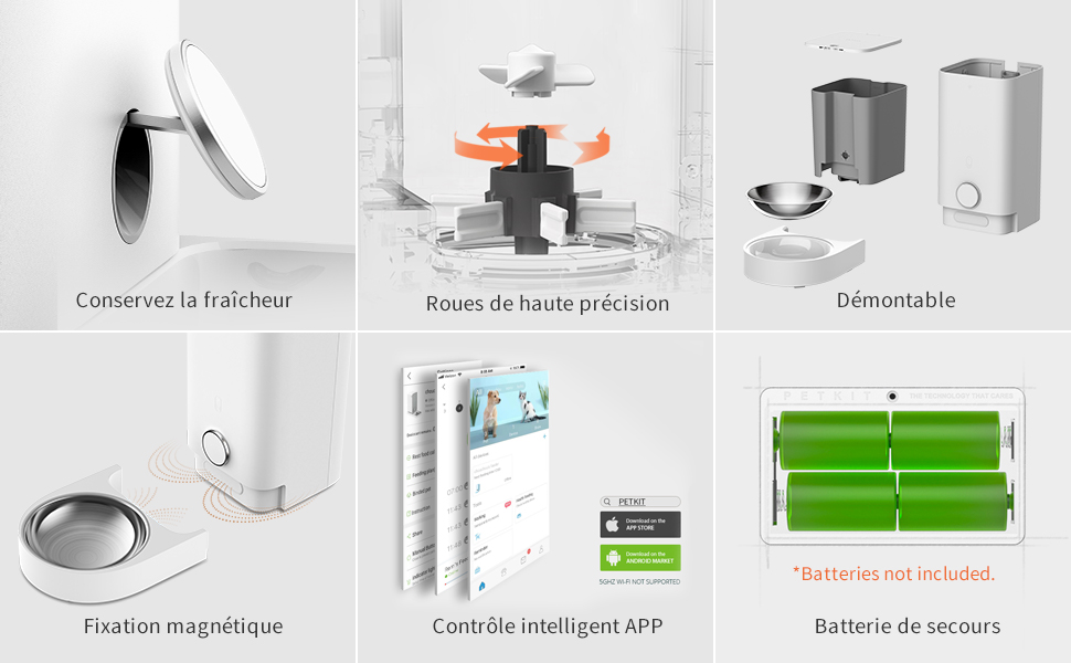 Distributeur Croquettes Chat Automatique