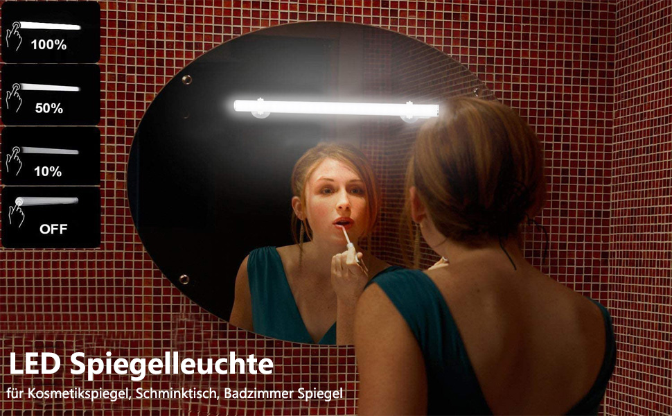 luz de maquillaje inalámbrica