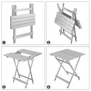 Mesa de Camping WOLTU