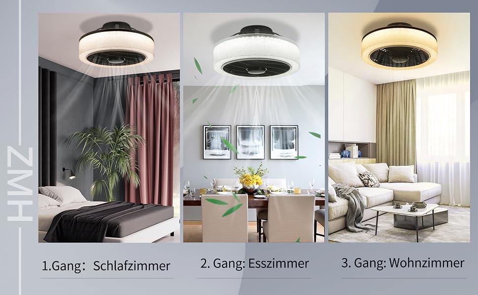 Ventilateur de plafond ZMH