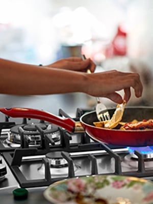 table de cuisson à gaz