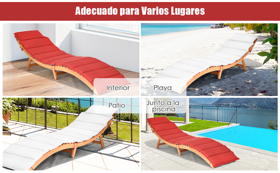 Tumbona de Jardín Plegable