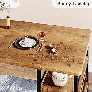 Table de bar avec tabouret de bar Set-04