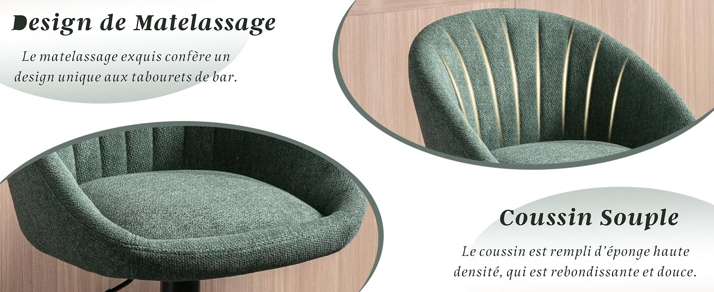 chaise haute bar chaise bar cuisine chaise de bar lot de 2