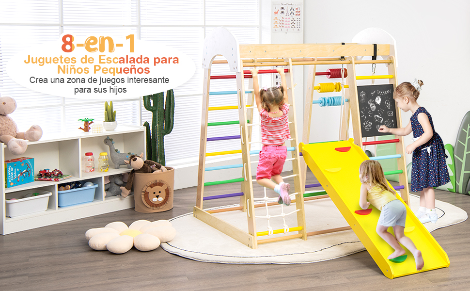  Set Escalada 8 en 1 para Niños