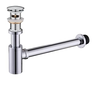 chrome bathroom sink drain