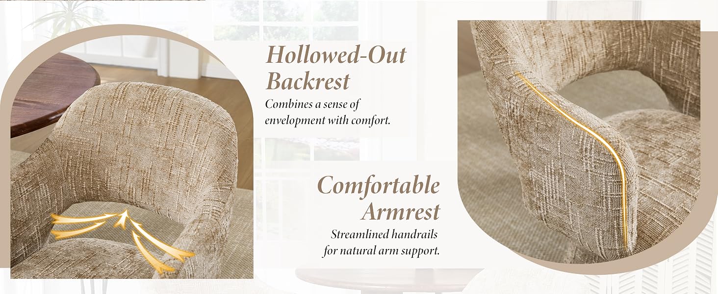 Text reads 'Hollowed Out Budget' and 'Comfortable Appeal'. Multiple images showing textured beige or cream colored circular objects.