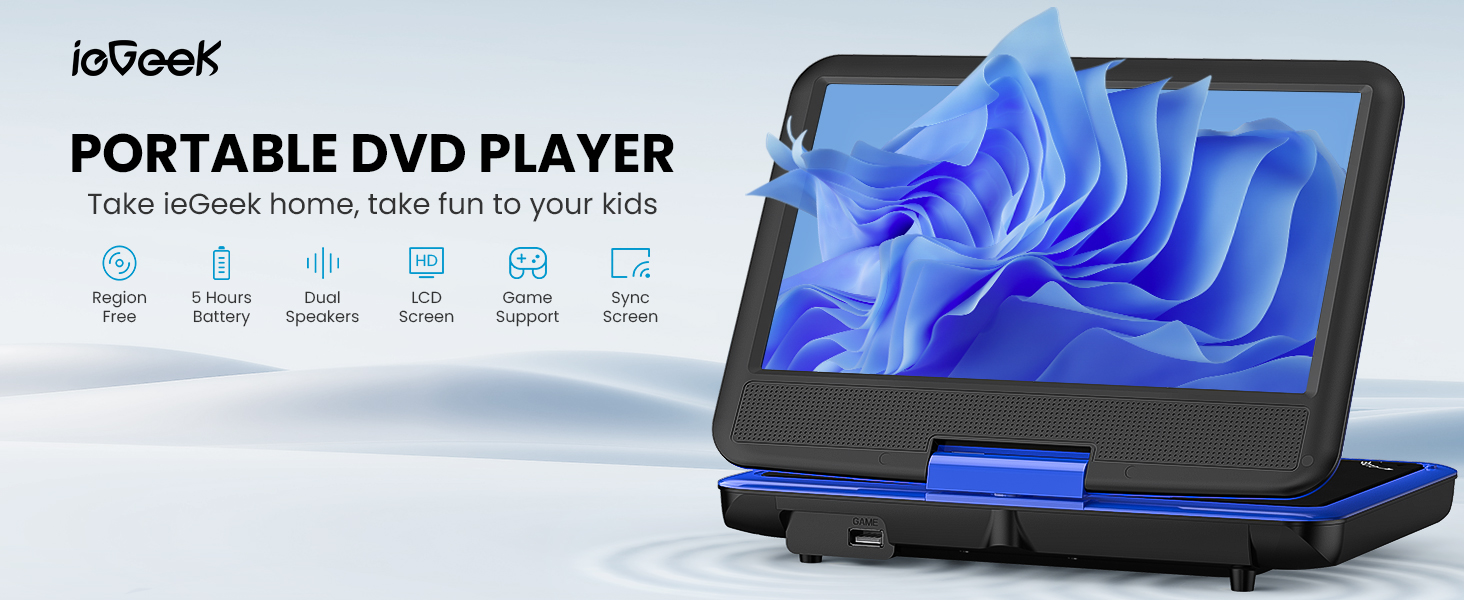 ieGeek Portable DVD Player