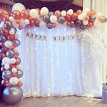 Tenda per decorazioni matrimonio natale: sfondo finestra bianco casa compleanno fotografico addobbi