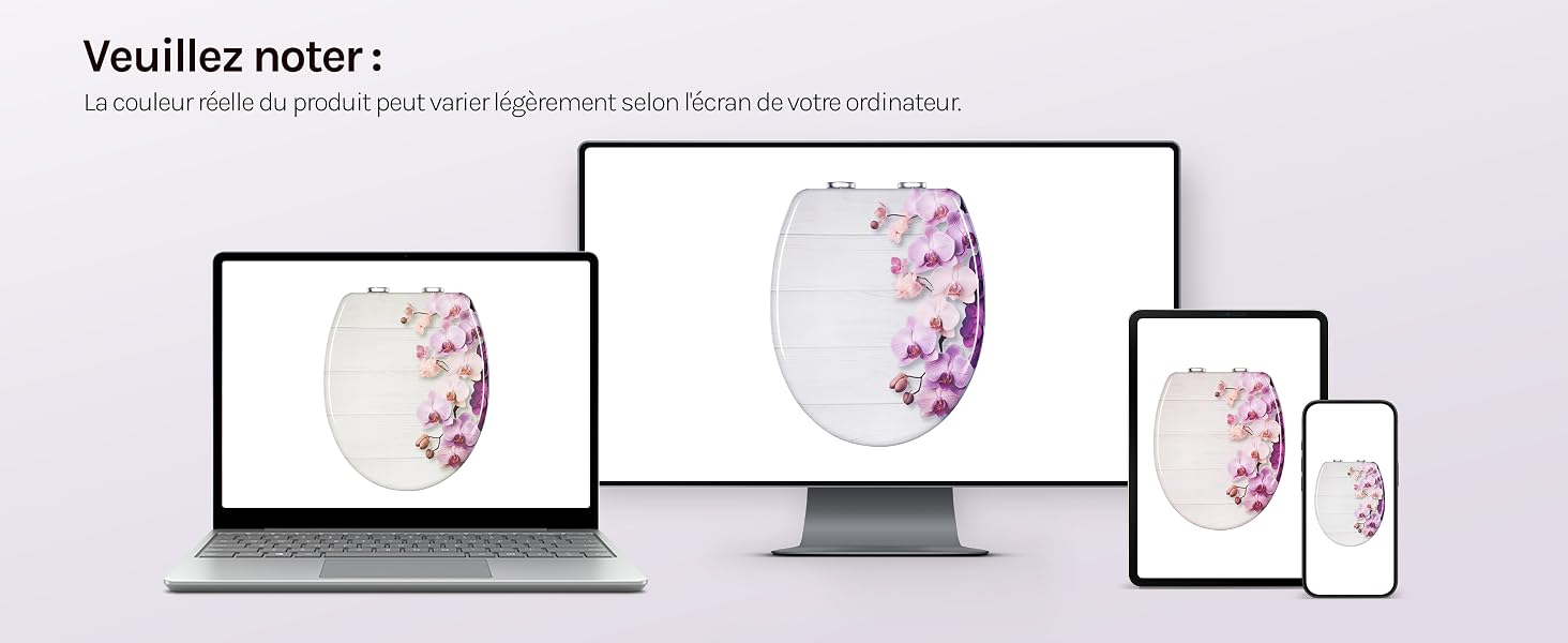 Le texte se lit comme suit : « Verlitze naber ». Plusieurs écrans d'appareils affichés (ordinateur portable, écran de bureau, tablette, smartphone) affichant des empreintes digitales ou des motifs d'iris à l'aquarelle rose.