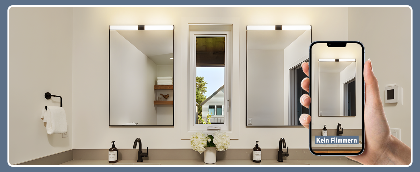 Miroir lumineux pour salle de bain