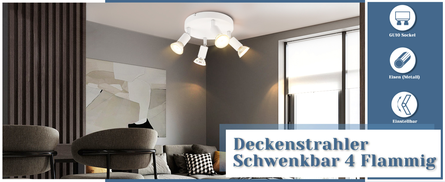Deckenstrahler LED Weiss