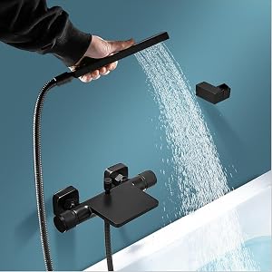 Handheld bathtub faucet