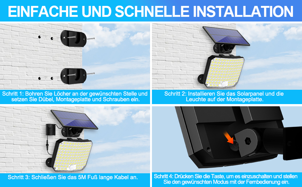 Lampes solaires pour l'extérieur