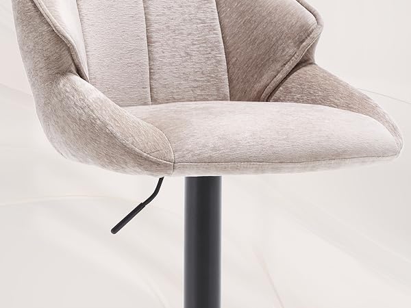 tabouret bar dossier tabouret bar accoudoir chaise bar velours beige