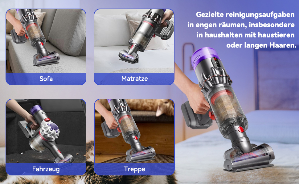 Accesorio de mini cepillo para suelos compatible con Dyson V15 V11 V10 V8 V7