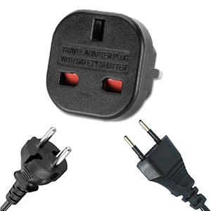 Adaptador de viaje con enchufe de Reino Unido a Francia