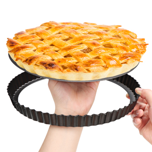 Pie,fruit cake and baking mould with removable