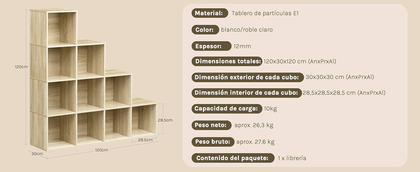 Estantería WOLTU