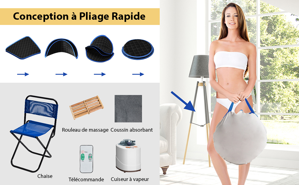 Sauna à Vapeur Portable