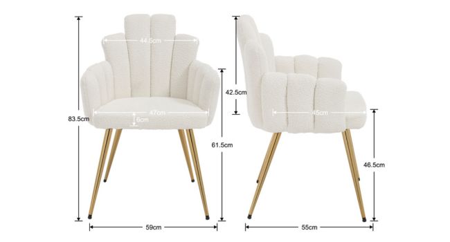 chaise en métal