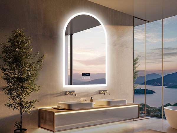 specchio bluetooth bagno musica specchio retroilluminato bagno specchio ovale  specchio smart