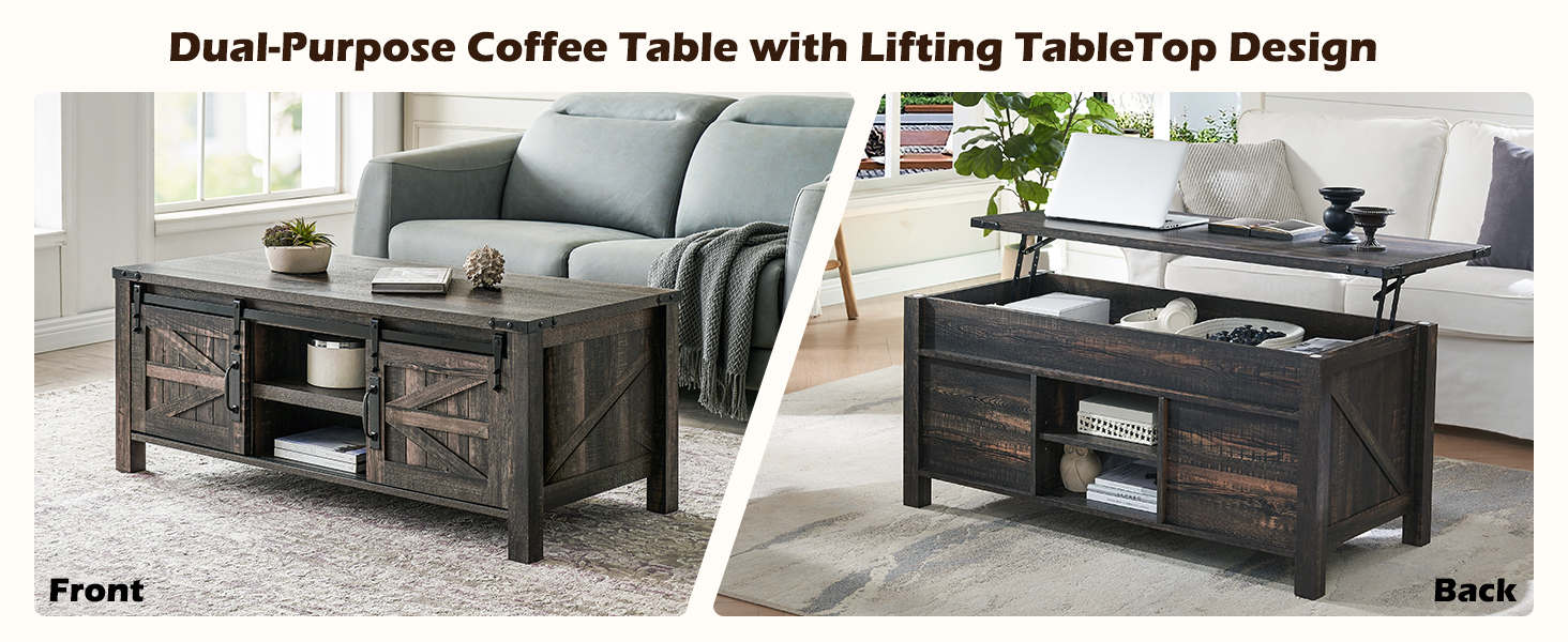 rustic coffee table