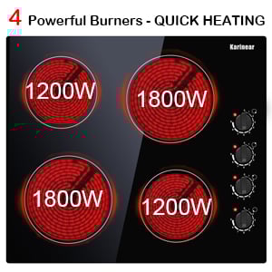 6000W cooker hob