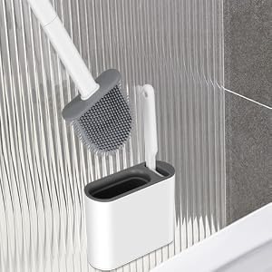 brosses de toilette et supports en silicone