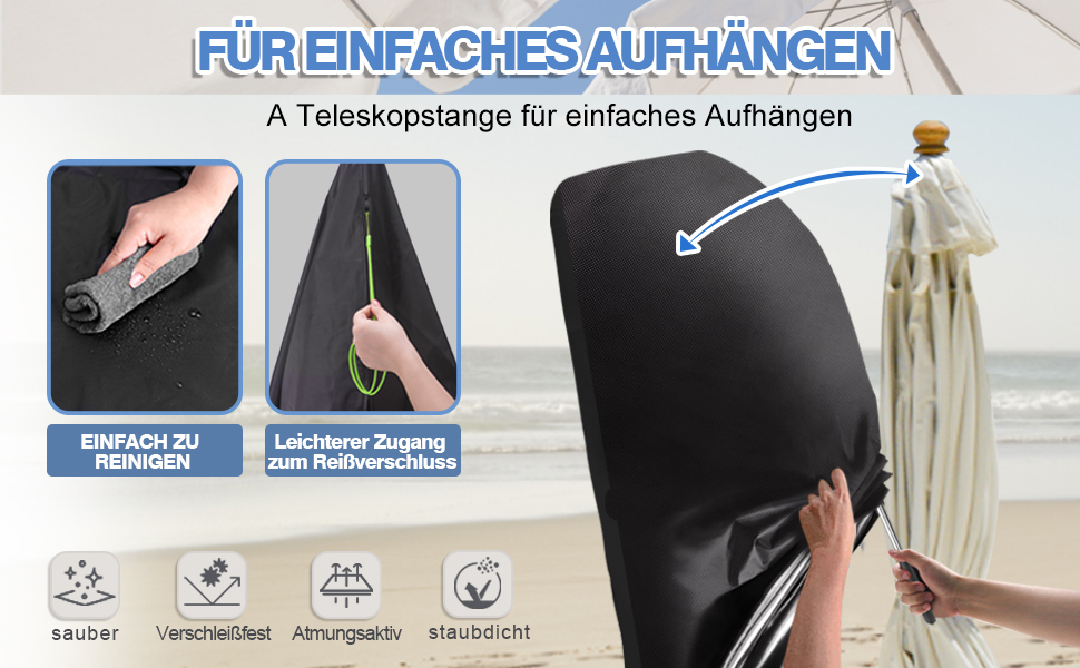 Sonnenschirm Schutzhülle