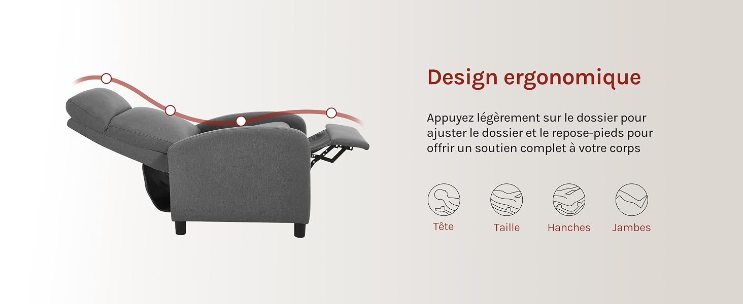 Fauteuil Relax WOLTU