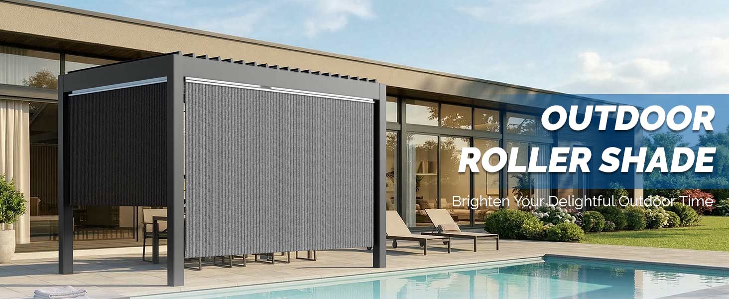 outdoor roller shade